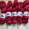 SOCK WEIGHT -  RASPBERRY  Solid Kettle Dyed weight - Donegal Tweed 435 yds 3.5 oz RTS (923)